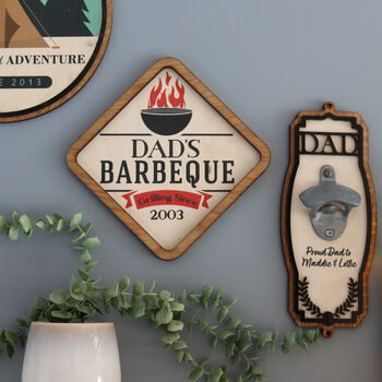 Personalised BBQ Sign Plaque, 5 of 7
