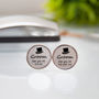 Personalised Groom Cufflink Set With Presentation Box, thumbnail 2 of 4