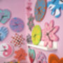 Flower Decorative Shape Clock, thumbnail 5 of 12
