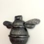 Brass Bumble Bee Door Knocker Black Nickel Finish, thumbnail 1 of 2