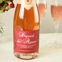 Ruby 40th Wedding Anniversary Personalised Champagne, thumbnail 6 of 7