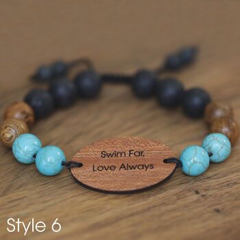 Real Sea Life Tracking Bracelet – Personalised, Multiple Bracelet Styles Available, 9 of 9