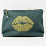 Glitter Lips Print Makeup Bag, thumbnail 10 of 11