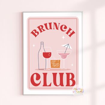Brunch Club: Mid Century Modern Cocktail Wall Art, 7 of 9