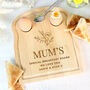 Personalised Mother's Day Floral Dippy Egg Toast Board, thumbnail 3 of 4