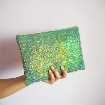 Sparkly Glitter Clutch Bag, 3 of 6