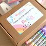 Personalised Paint Your Own Initial Party Favour Box, thumbnail 1 of 6