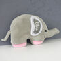 Personalised Padded Elephant Cushion, thumbnail 2 of 5