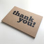 Set Of 12 Thank You Postcard Note Cards, thumbnail 7 of 8