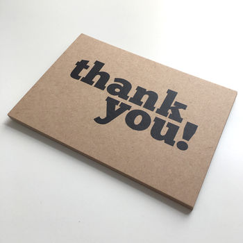 Set Of 12 Thank You Postcard Note Cards, 7 of 8