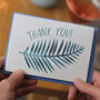 Thank You Card Set Palm Print, thumbnail 1 of 4