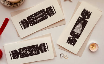 Cracker Christmas Card Pack, 3 of 4