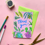 Thank You House Plant Greetings Card, thumbnail 1 of 3