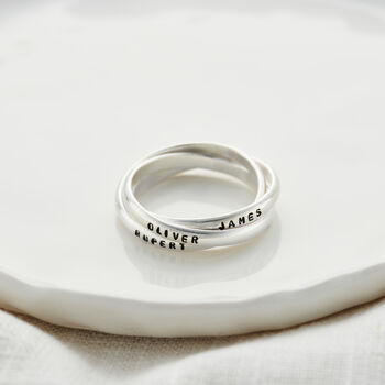 Personalised Russian Script Ring, 7 of 10