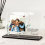 Personalised Mum Floral Photo Quote Plaque, thumbnail 1 of 3