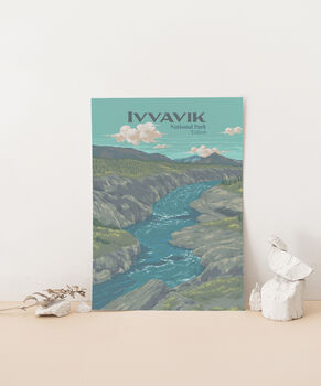 Ivvavik National Park Canada Travel Poster Art Print, 3 of 8