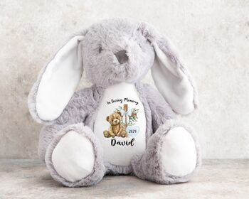 Personalised Green Memorial Bear Cross Teddy, 6 of 12