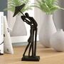 Umbrella Couple Courting Iron Figurine 21cm, thumbnail 5 of 10