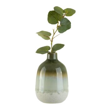 Ombré Petite Glaze Green Bud Vase, 5 of 6