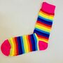 Unisex Rainbow Socks ~ Boxed, thumbnail 4 of 5