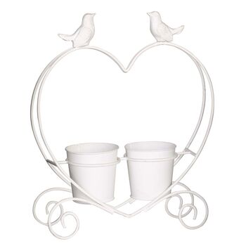 Love Heart Double Herb Planters, 2 of 9