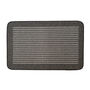 My Stain Resistant Durable Mats Stripe Charcoal, thumbnail 1 of 4