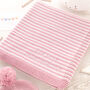 Dawn Pink And Petal Pink Dainty Stripe Baby Blanket, thumbnail 1 of 12