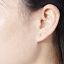 Tiny Star 925 Sterling Silver Stud Earrings, Dainty, Minimalistic, thumbnail 2 of 9