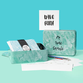 'To My Future Self' Postcards And Time Capsule Set, 2 of 12