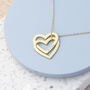 Personalised Entwined Hearts Necklace, thumbnail 4 of 12