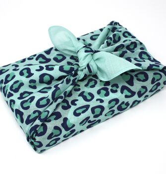 Mint Furoshiki Fabric Gift Wrap Set, 4 of 12