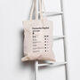 Personalised Playlist Tote Bag, thumbnail 4 of 7