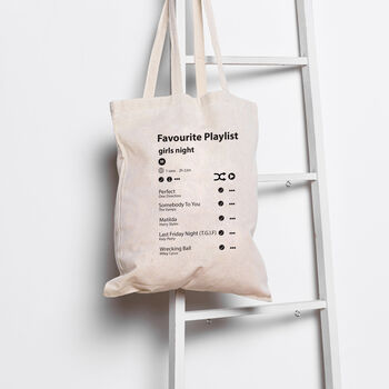 Personalised Playlist Tote Bag, 4 of 7