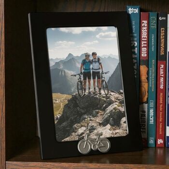 Personalised Cycling Photo Frame, 7 of 8