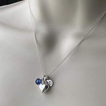 Personalised 40th Birthday Necklace With Heart, 2 of 6
