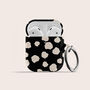Black Dots Air Pods Case With Keychain, thumbnail 2 of 6
