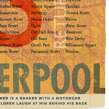 Liverpool Ticket To Ride Poster Print, 3 of 4