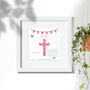 Girl's Pink 1st Holy Communion Frame, Communion Gift, thumbnail 3 of 4