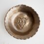 Personalised Gold Ceramic Heart Wedding Engagement Dish, thumbnail 2 of 6