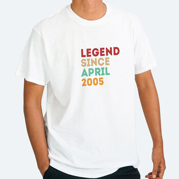 Legend Since 18th Birthday Tshirt, 3 of 6