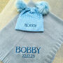 Personalised Baby/Toddler Beanie Pink/Blue, thumbnail 4 of 5