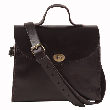 Leather Handheld Handbag Vicky, 7 of 12