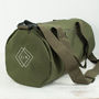 Personalised Holdall. Geometric Design With Initials, thumbnail 4 of 4
