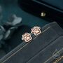 Sterling Silver Cute Paw Print Stud Earrings, thumbnail 1 of 10