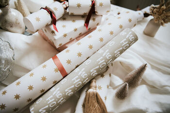 Christmas Stars Luxury Wrapping Paper, 2 of 4