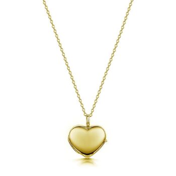 Personalised 18 K Gold Plated Little Heart Locket, 2 of 12
