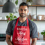 Personalised King Of The Kitchen Apron, Gift For Him, thumbnail 1 of 12