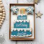 Personalised Fresh Cream Splodge Birthday Cookie Letterbox Gift, thumbnail 1 of 6