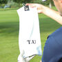 Personalised Initials Golf Balls Cleaner Towel Gift, thumbnail 3 of 3