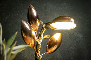 Handmade Solid Copper And Brass Bedside Lamp, 3 of 6